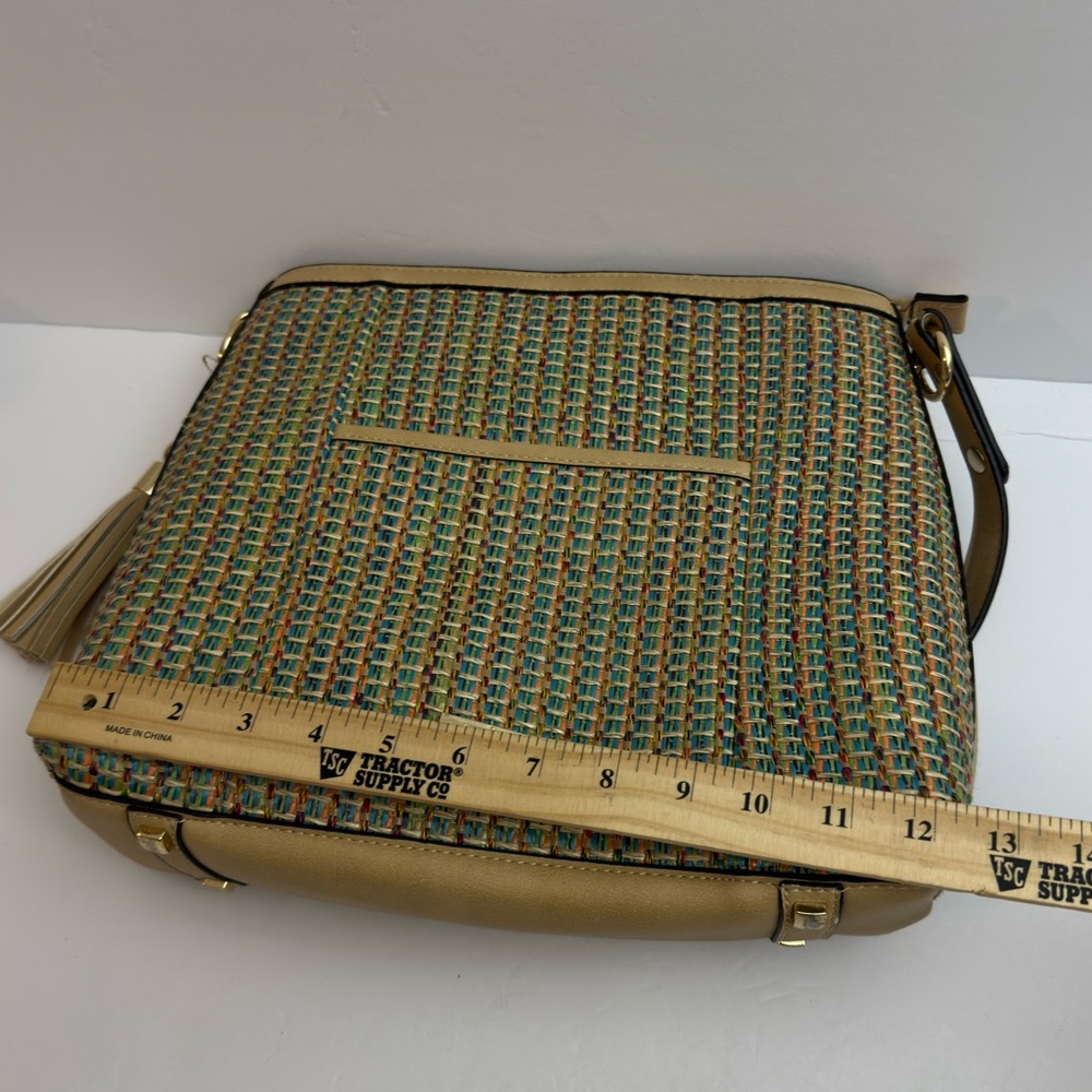 Simply Noelle Fiesta Woven Texture Purse shoulder bag - Picture 14 of 16